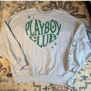 Playboy Crewneck Sweatshirt Pullover Playboy Club Women's Size Small Bunny